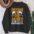 Herren Goldhochzeit Deko Hochzeitstag Jubiläum Ehemann Hochzeit Sweatshirt Geschenke für alte Frauen