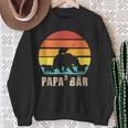 Herren Papa 3 Bär Bär Papa 3 Kinder Sweatshirt Geschenke für alte Frauen