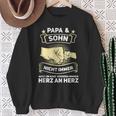 Herren Papa Sohn Familie Sweatshirt Geschenke für alte Frauen