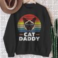 Herren Siamkatze Daddy Lustige Katze Papa Liebhaber Sweatshirt Geschenke für alte Frauen