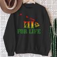 Hi For Life Hawaii Reggae Music Hawaiian Rastafari Rasta Sweatshirt Gifts for Old Women