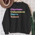 Hidden Word Adult Humor Sassy Raunchy Gag Sweatshirt Gifts for Old Women