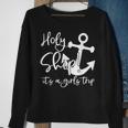 Holy Ship It's A Family Trip Sweatshirt Gifts for Old Women