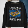 Honduran Marriage Honduras Married Heritage Flag Culture Sweatshirt Gifts for Old Women