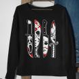 Horror Movie Characters In Knives Horror Characters Sweatshirt Gifts for Old Women