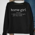 Horse Girl Definition Horseback Riding Rider Sweatshirt Gifts for Old Women