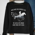 Horse For Women Into The Forest I Go Horse Riding Sweatshirt Gifts for Old Women