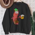 Hot Dog Beer Bratwurst Oktoberfest Drinking Sweatshirt Gifts for Old Women