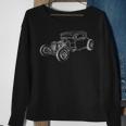 Hot Rod Classic Coupe Outline Rustbucket Rat Race Sweatshirt Gifts for Old Women