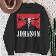 Howdy Cojo Western Style Team Johnson Family Reunion Sweatshirt Gifts for Old Women