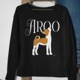 Howling Basenji Puppy Aroo A Sound Of Singing Happy Pack Dog Sweatshirt Gifts for Old Women