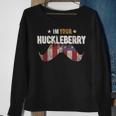 Im Your Huckleberry Vintage Retro Usa Mustache Movie Quote Sweatshirt Gifts for Old Women