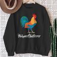 Hühner Flüsterer Lustiges Landwirt Bauer Huhn Hahn Kinder Sweatshirt Geschenke für alte Frauen