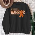 My Husband Is A Warrior Kidney Cancer Awareness Sweatshirt Gifts for Old Women