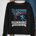 Husband And Wife Running Sweet Valentine’S Day Sweatshirt Gifts for Old Women