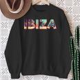 Ibiza Island Beach Retro Palm Tree Vintage Vacation Souvenir Sweatshirt Gifts for Old Women