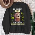 Ich Bin Nicht Faul Ich Bin Im Energiessparmode Sweatshirt Geschenke für alte Frauen