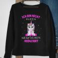 Ich Bin Nicht Klein Unicorn Saying Sweatshirt Geschenke für alte Frauen