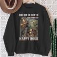 Ich Bin In Rente Jede Stunde Ist Happy Hour Sweatshirt Geschenke für alte Frauen
