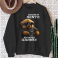 Ich Bin In Rente Ich Muss Garnix Sweatshirt Geschenke für alte Frauen