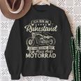 Ich Bin Im Ruhestand Ich Muss Auf Motorrad Biker Opa Ich S Sweatshirt Geschenke für alte Frauen