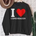 Ich Liebe Copenhagen I Heart Copenhagen Sweatshirt Geschenke für alte Frauen