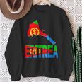 Ich Liebe Eritrea Flag In Eritrean Map Love Eritrea Flag Map Sweatshirt Geschenke für alte Frauen