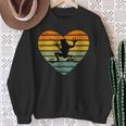 Ich Liebe Frösch Retro Heart Tree Frog Fan Toad Sweatshirt Geschenke für alte Frauen