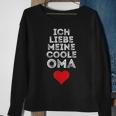Ich Liebe Meine Coole Oma Herz Ich Liebe Meine Black S Sweatshirt Geschenke für alte Frauen