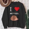 Ich Liebe Mettigel Mett Meat Sweatshirt Geschenke für alte Frauen