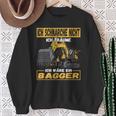 Ich Schnarche Nicht Ich Träumen Ich Wäre Ein Digger Sweatshirt Geschenke für alte Frauen