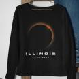 Illinois Total Solar Eclipse 2024 Illinois Solar Eclipse Sweatshirt Gifts for Old Women