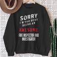 I'm Busy Being An Awesome Fire Inspectors And Investigator Sweatshirt Gifts for Old Women