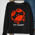 I'm Crabby Crab Pajama Sweatshirt Gifts for Old Women
