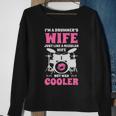I'm A Drummer's Wife Women Drummer Drumset Drum Set Sweatshirt Gifts for Old Women