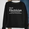 I'm A Electrician Job Title Saying Quote Gif Sweatshirt Gifts for Old Women I'm A Electrician Job Title Saying Quote Gif Sweatshirt Gifts for Old Women
