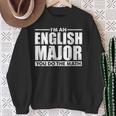 I'm An English Major You Do The Math Sweatshirt Gifts for Old Women