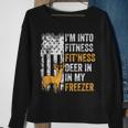 I'm Into Fitness Deer Freezer Hunting Deer Hunter Sweatshirt Gifts for Old Women