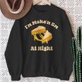 I'm Makin Em At Night Meme Grilled Cheese Sandwich Fast Food Sweatshirt Gifts for Old Women