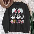 I'm The Mamaw Bunny Matching Family Easter Party Sweatshirt Gifts for Old Women