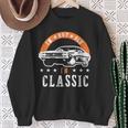 I'm Not Old I'm Classic Muscle Cars Retro Dad Vintage Car Sweatshirt Gifts for Old Women
