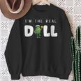I'm The Real Dill Pickleball Paddleball Sweatshirt Gifts for Old Women