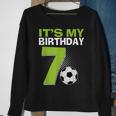 It's My 7Th Birthday Boy Soccer Football 7 Years Old Sweatshirt Gifts for Old Women