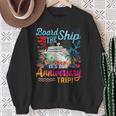 It's Our Anniversary Trip Couples Matching Marriage Cruise Sweatshirt Gifts for Old Women