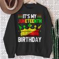 Its My Birthday Junenth Melanin Pride African American Sweatshirt Gifts for Old Women