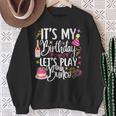 It's My Birthday Let's Play Bunco Player Party Dice Game Sweatshirt Gifts for Old Women