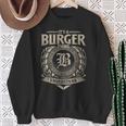 It's A Burger Thing You Wouldn't Understand Name Vintage Sweatshirt Gifts for Old Women