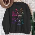 It's A K-Drama Thing Korean Words Sweatshirt Gifts for Old Women