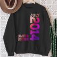 Jahr 2014 Monat Juli 2014 Retro 2014Intage 2014 Sweatshirt Geschenke für alte Frauen