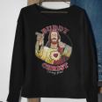 Jay And Silent Bob Buddy Christ Circle Portrait Sweatshirt Gifts for Old Women